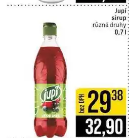 Jip Jupí sirup různé druhy 0,7l nabídka