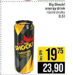 Jip Big Shock! energy drink různé druhy 0.5l nabídka