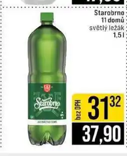 Jip Starobrno 11 domů světlý ležák 1,5l nabídka