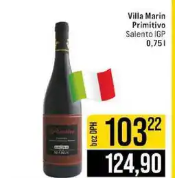 Jip Villa Marin Primitivo Salento IGP 0,75l nabídka