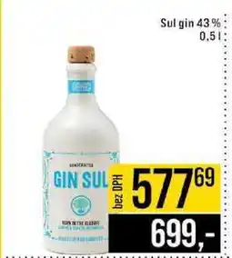 Jip Sul gin 43% 0,5l nabídka