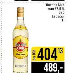 Jip Havana Club rum 37,5% 3YO Especial 1l nabídka