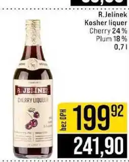 Jip R.Jelinek Kosher liquer Cherry 24% Plum 18% 0,7l nabídka