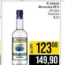 Jip R.Jelínek Moravská 38% Hruška Švestka 0,5l nabídka