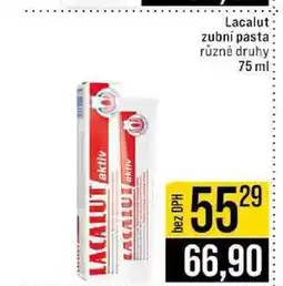 Jip Lacalut zubní pasta různé druhy 75ml nabídka