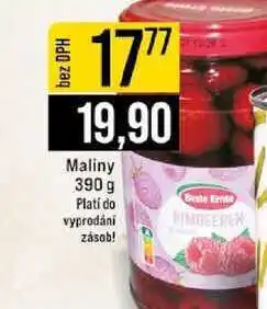 Jip Maliny 390 g nabídka