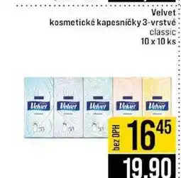 Jip Velvet kosmetické kapesničky 3-vrstvé classic 10 x 10 ks nabídka