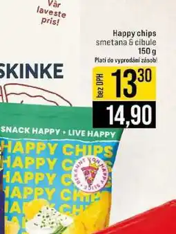 Jip Happy chips smetana & cibule 150 g nabídka