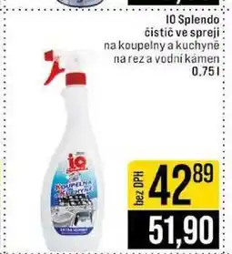 Jip Splendo čistič ve spreji na koupelny a kuchyně na reza vodní kámen 0.75l nabídka