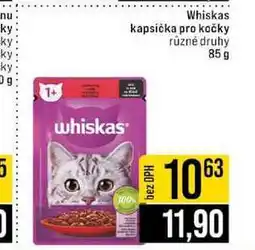Jip Whiskas kapsička pro kočky různé druhy 85 g nabídka