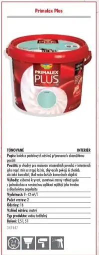 Uni Hobby Primalex Plus nabídka