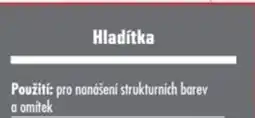 Uni Hobby Použití: pro nanášení strukturních barev a omítek nabídka