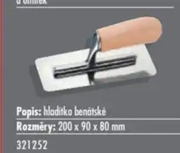 Uni Hobby Popis: hladítko benátské Rozměry: 200 x 90 x 80 mm 321252 nabídka