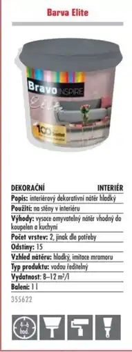 Uni Hobby Barva Elite BravoNSPIRE Liza nabídka