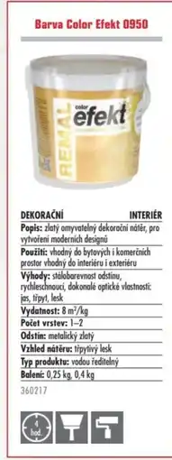 Uni Hobby Barva Color Efekt 0950 nabídka