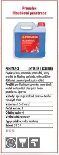 Uni Hobby Primalex Hloubková penetrace nabídka