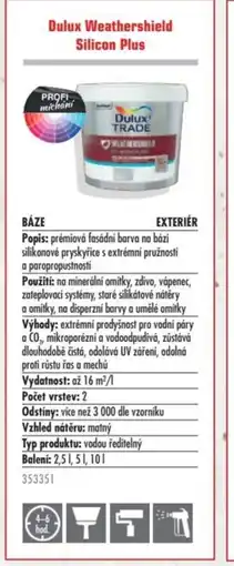Uni Hobby Dulux Weathershield Silicon Plus nabídka
