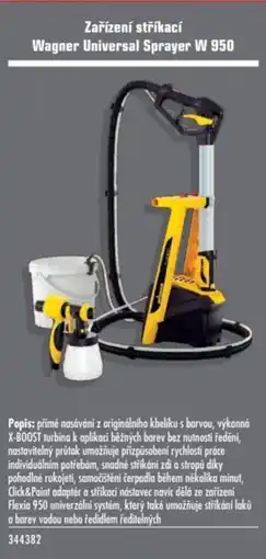 Uni Hobby Zařízení stříkací Wagner Universal Sprayer W 950 nabídka