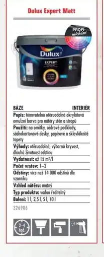 Uni Hobby Dulux Expert Matt nabídka