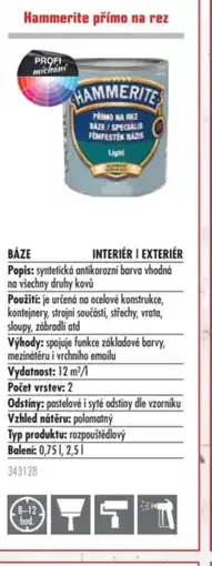 Uni Hobby Hammerite přímo na rez nabídka