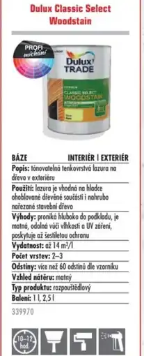 Uni Hobby Dulux Classic Select Woodstain nabídka