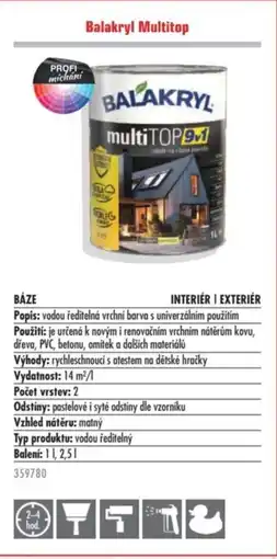 Uni Hobby Balakryl Multitop nabídka