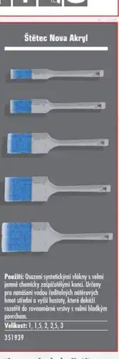 Uni Hobby Štětec Nova Akryl nabídka