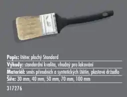 Uni Hobby Popis: štětec plochý Standard nabídka