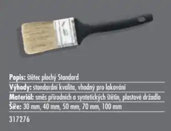 Uni Hobby Popis: štětec plochý Standard nabídka