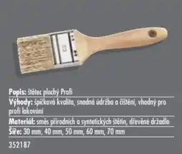 Uni Hobby Popis: štětec plochý Profi nabídka