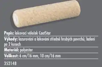 Uni Hobby Popis: lakovací váleček CoatStar nabídka