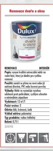 Uni Hobby Renovace dveře a okna nabídka