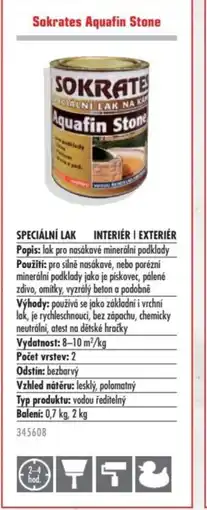 Uni Hobby Sokrates Aquafin Stone nabídka