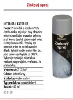 Uni Hobby Zinkový sprej nabídka