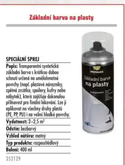 Uni Hobby Základní barva na plasty nabídka