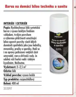 Uni Hobby Barva na domácí bílou techniku a sanitu nabídka