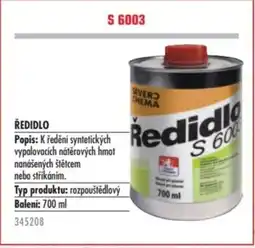 Uni Hobby S 6003 ředidlo nabídka