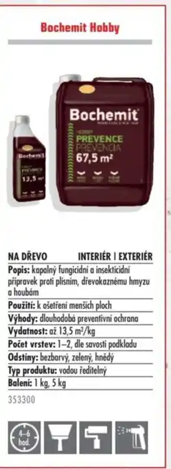 Uni Hobby Bochemit Hobby nabídka