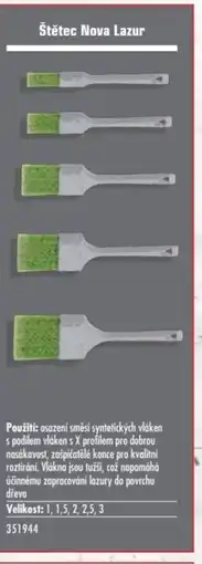 Uni Hobby Štětec Nova Lazur nabídka