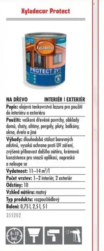 Uni Hobby Xyladecor Protect nabídka