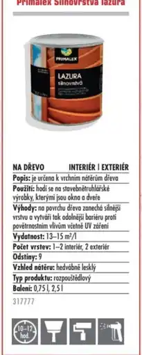 Uni Hobby Primalex Silnovrstvá lazura nabídka