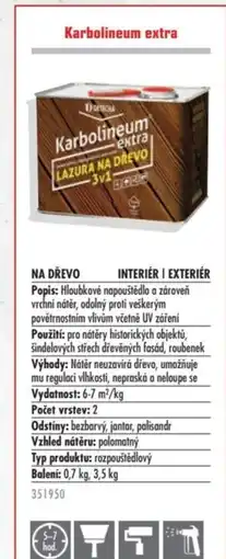 Uni Hobby Karbolineum extra nabídka