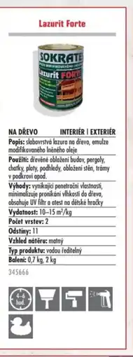 Uni Hobby Lazurit Forte nabídka