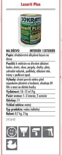 Uni Hobby Lazurit Plus nabídka