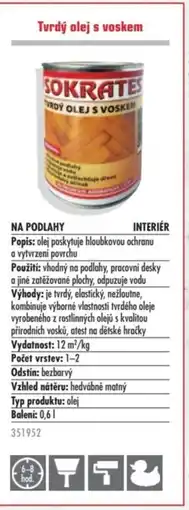 Uni Hobby Tvrdý olej s voskem nabídka