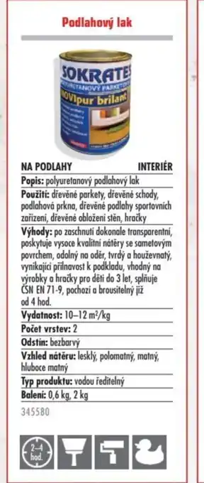 Uni Hobby Podlahový lak nabídka