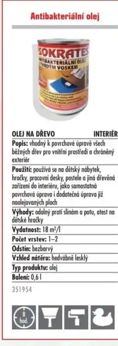 Uni Hobby Antibakteriální olej nabídka