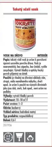 Uni Hobby Tekutý včelí vosk nabídka