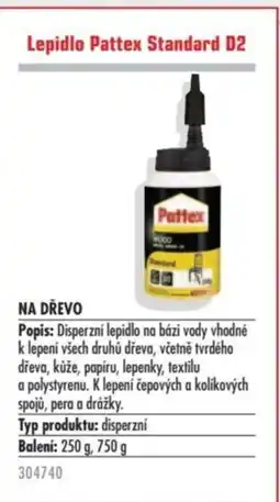 Uni Hobby Lepidlo Pattex Standard D2 nabídka