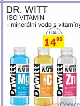 BENE Nápoje DR. WITT - minerální voda s vitamíny 0,55L nabídka